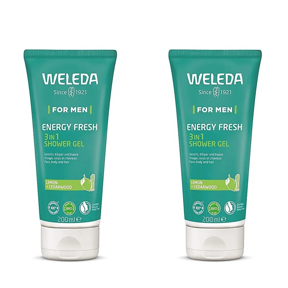 Weleda Men Energy Fresh 3 - in - 1 Shower Gel 200ml - FrenchBeautyHub