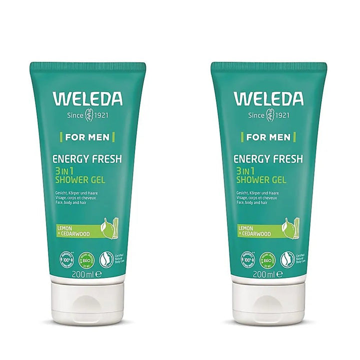 Weleda Men Energy Fresh 3 - in - 1 Shower Gel 200ml - FrenchBeautyHub