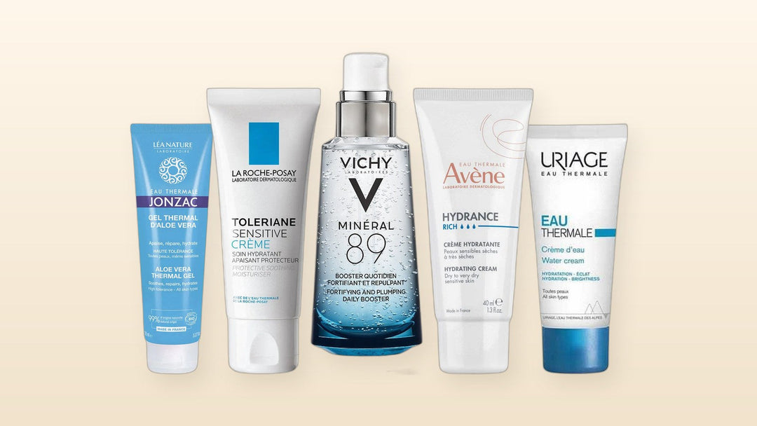 Thermal spring water skincare from Avène, La Roche-Posay, Uriage, Vichy and Eau Thermale Jonzac