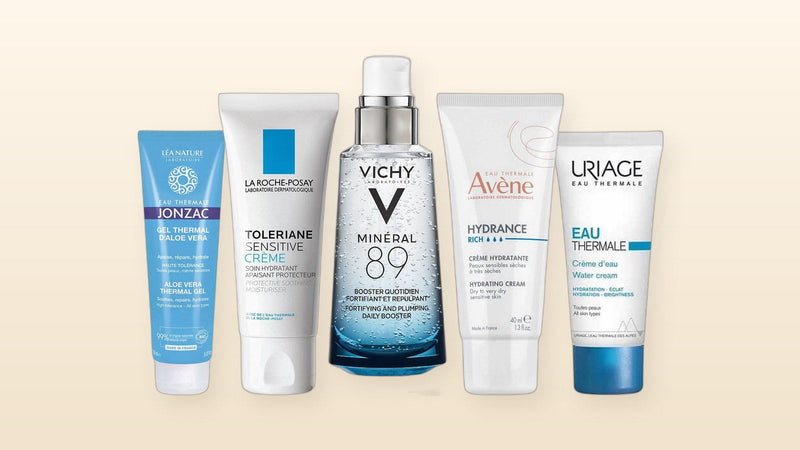 Thermal spring water skincare from Avène, La Roche-Posay, Uriage, Vichy and Eau Thermale Jonzac