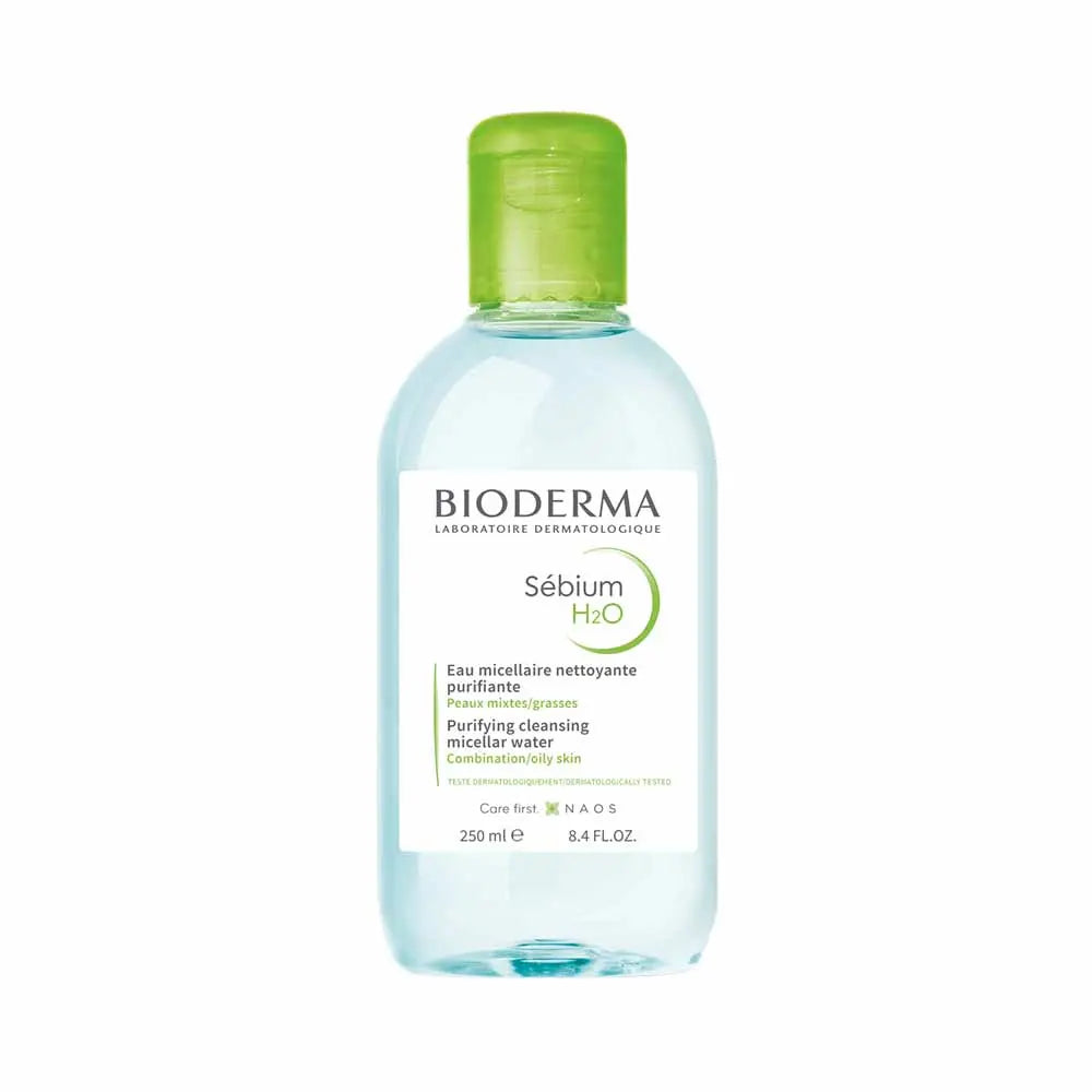 Bioderma Sebium H2O Purifying Cleansing Micelle Solution for Combination to Oily Skin - 500ml