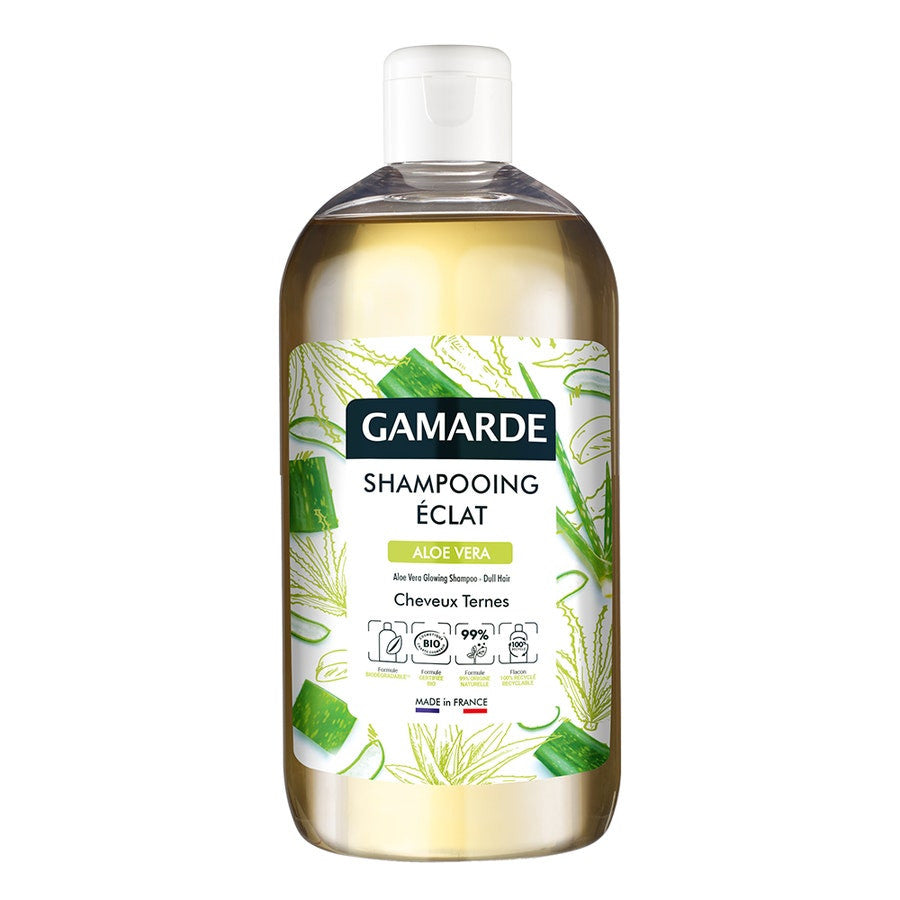 Gamarde Organic Radiance Shampoo Aloe Vera Dull Hair 500ml (16.90fl oz)