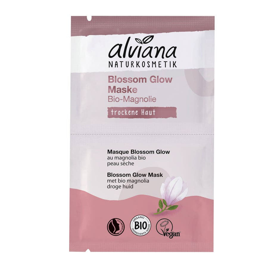 Alviana Moisturizing Mask Wild Rose Dry Skins Magnolia 7.5ml x2 (0.25 fl oz x2 )