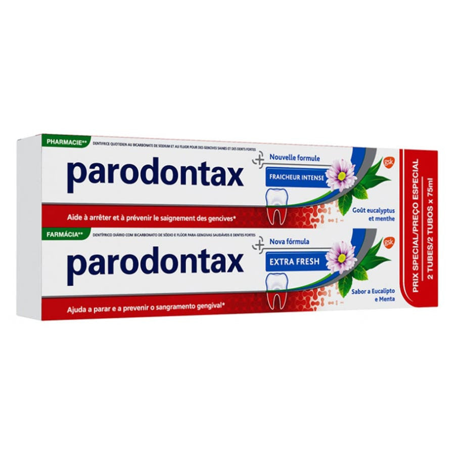 Dentifrice Parodontax Extra Fresh 75 ml x2 (2,53 fl oz x2) 