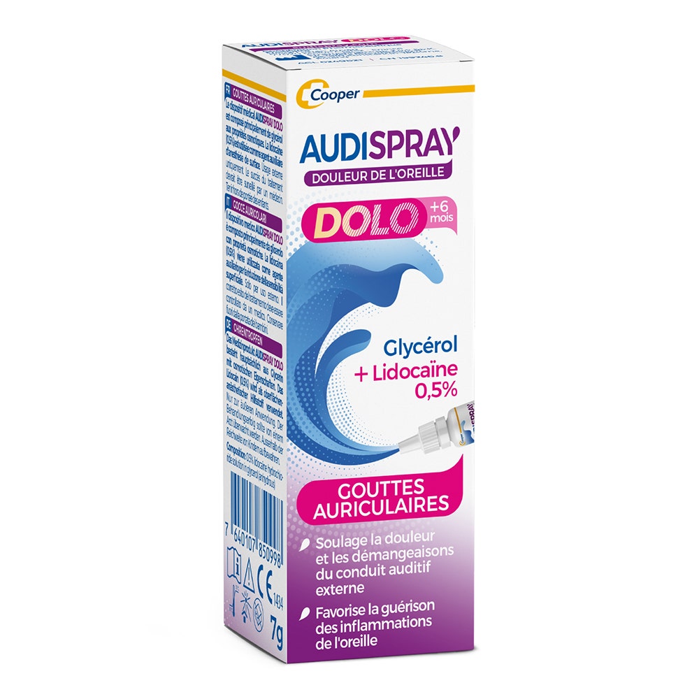 Audispray Dolo Ear Drops DOLO 7g (0.25oz)