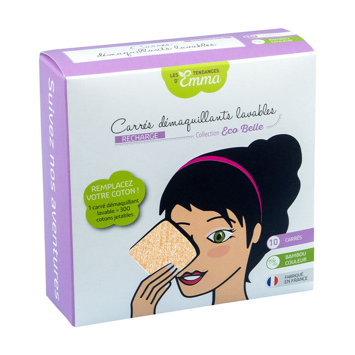 Les Tendances D'Emma Eco Belle Washable Cleansing Pads Bamboo (refills) x10