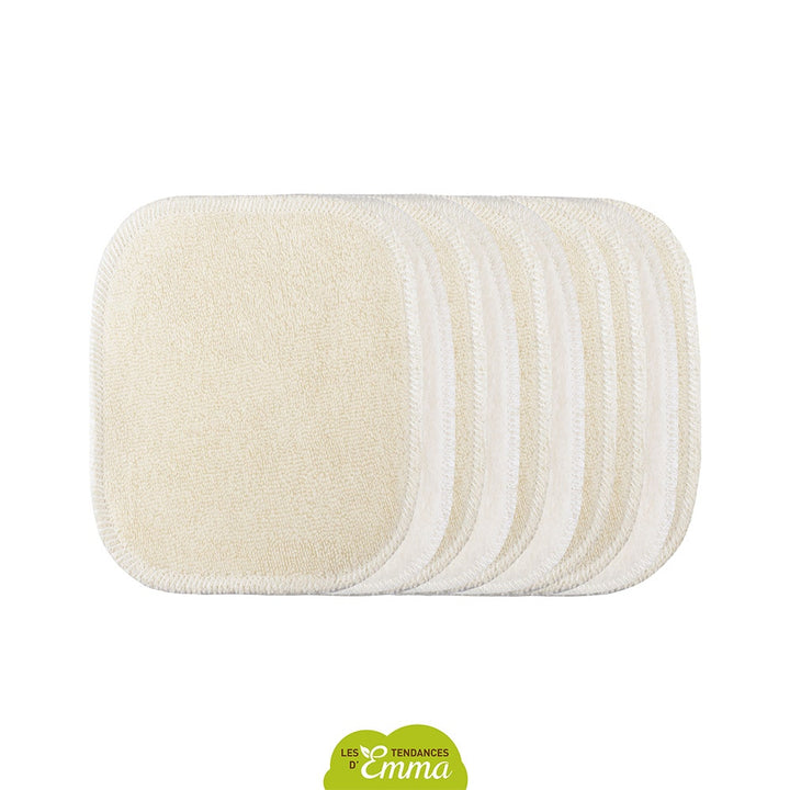 Les Tendances D'Emma Carres Two Sided Organic Cotton Make Up Remover Pads (refills )x10
