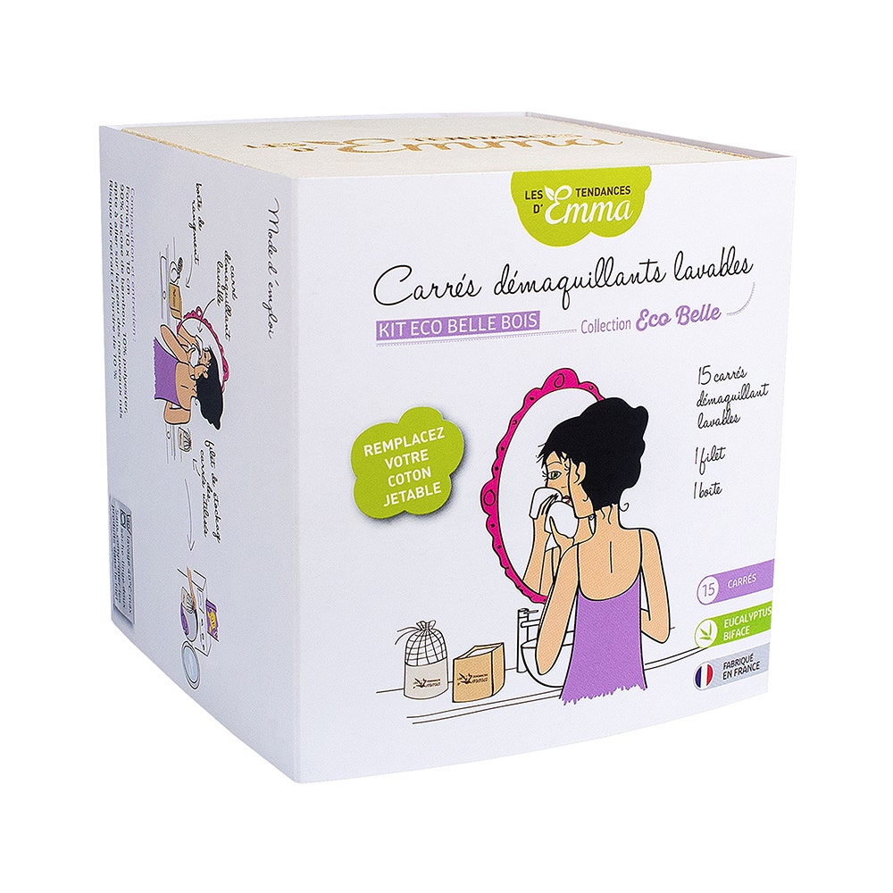 Les Tendances D'Emma Eco Beauty Kit with Eucalyptus Wooden Box