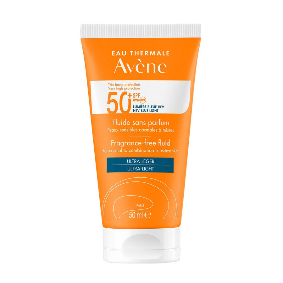 Avène Sun Fluide Ultra Haute Protection SPF50+ Sans Parfum, 50 ml (1,69 fl oz) 