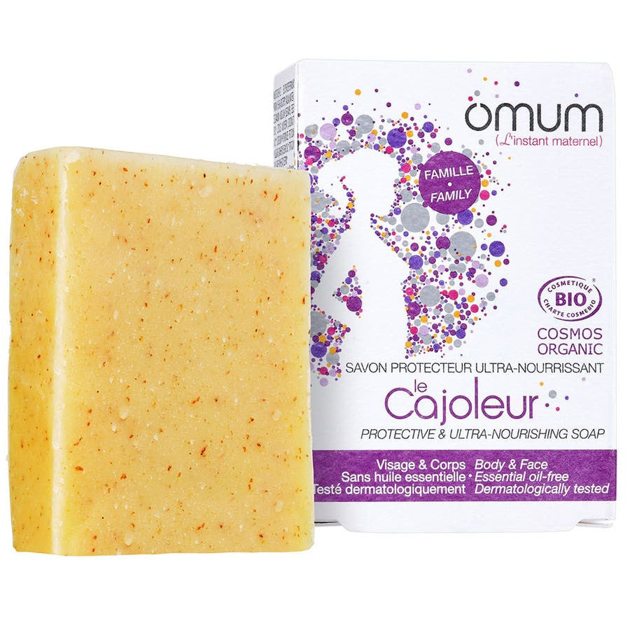 Savon protecteur ultra-nourrissant bio Omum Le Cajoleur 100 g (3,52 oz) 