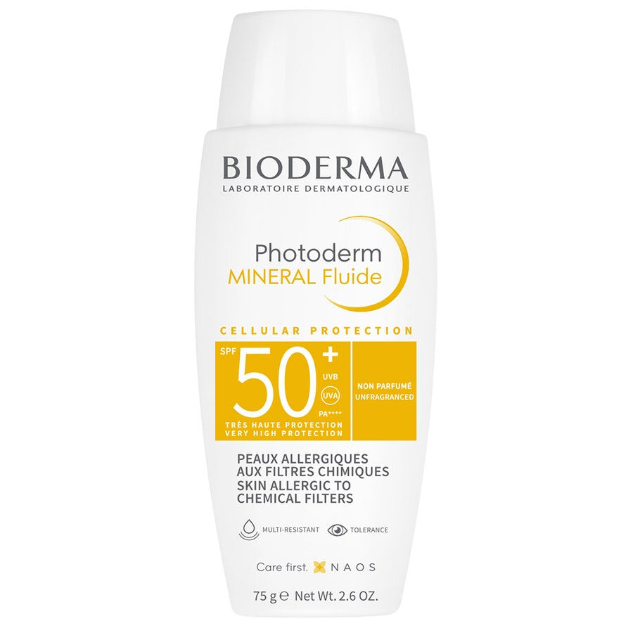 Bioderma Photoderm Mineral Fluide Peaux Allergiques SPF50+ 75 g 