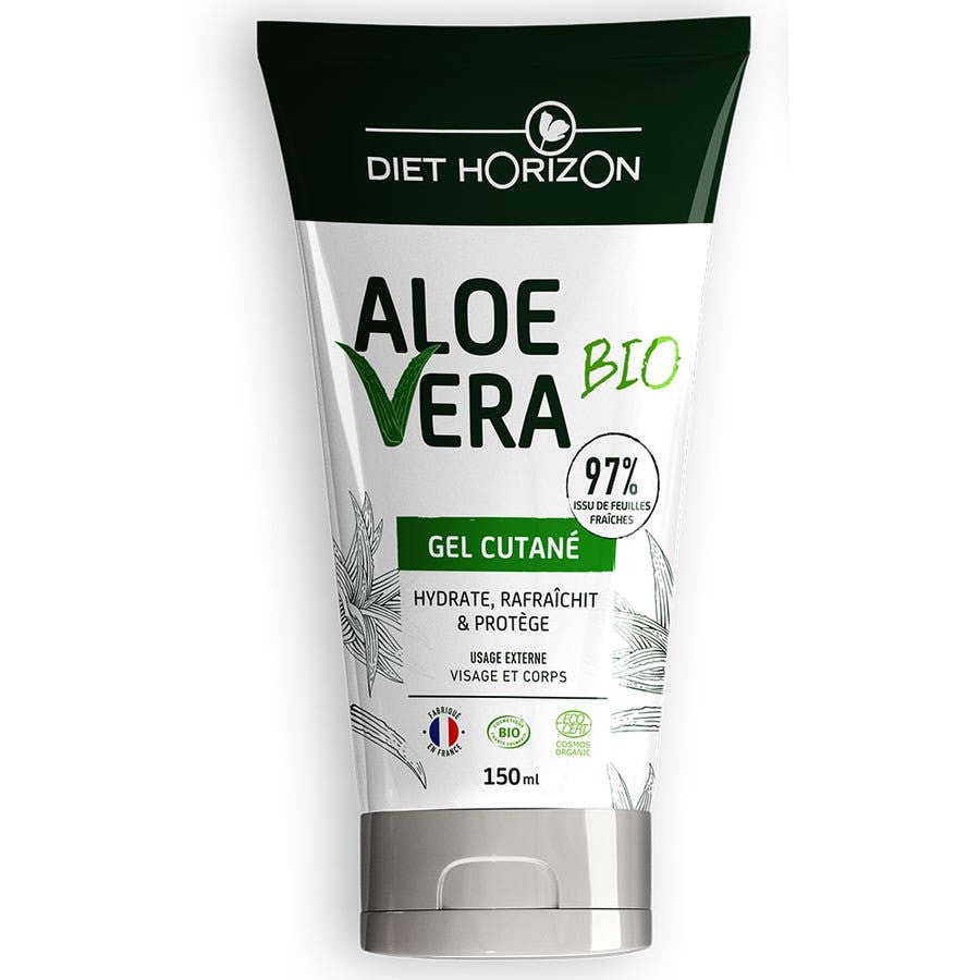 Gel d'aloe vera corps et visage Diet Horizon 150 ml 