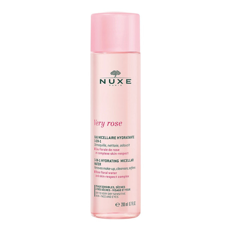 Nuxe Very rose Eau Micellaire Hydratante 3-en-1 Very Rose 200 ml 