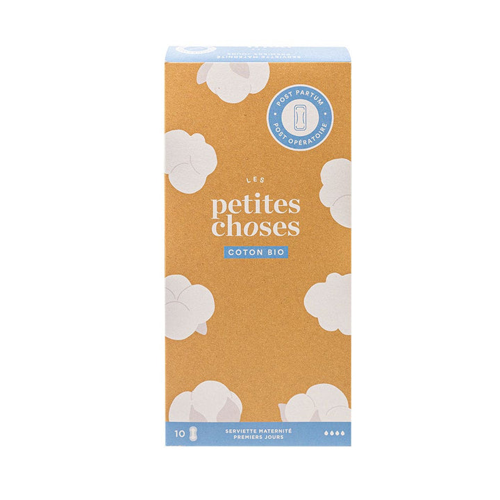 Les Petites Choses Maternity Assorbenti igienici post-parto - Cotone biologico 10 unità