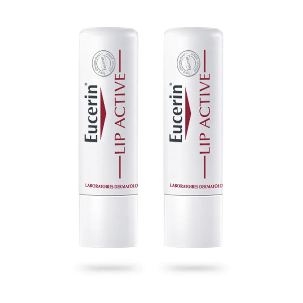 Eucerin pH5 Lip Active Balm for Dry and Chapped Lips, SPF 6, 2x4.8g