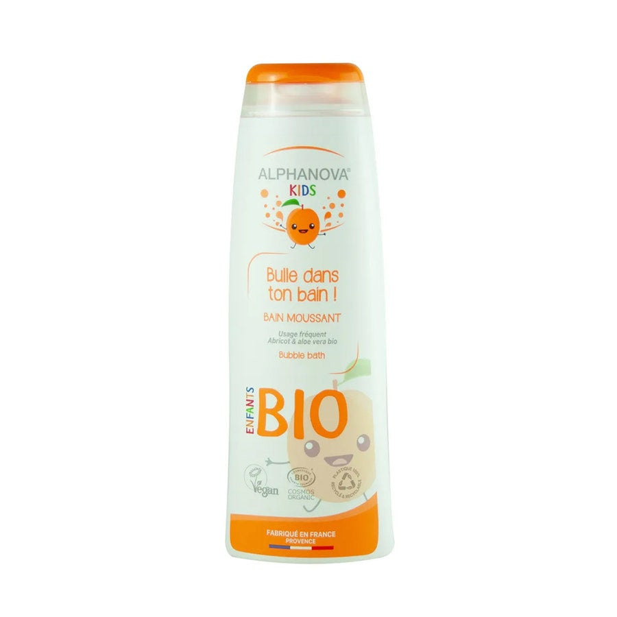 Alphanova Kids Bioes Bain Moussant Bulle Dans Ton Bain Abricot 250 ml (8,45 fl oz) 