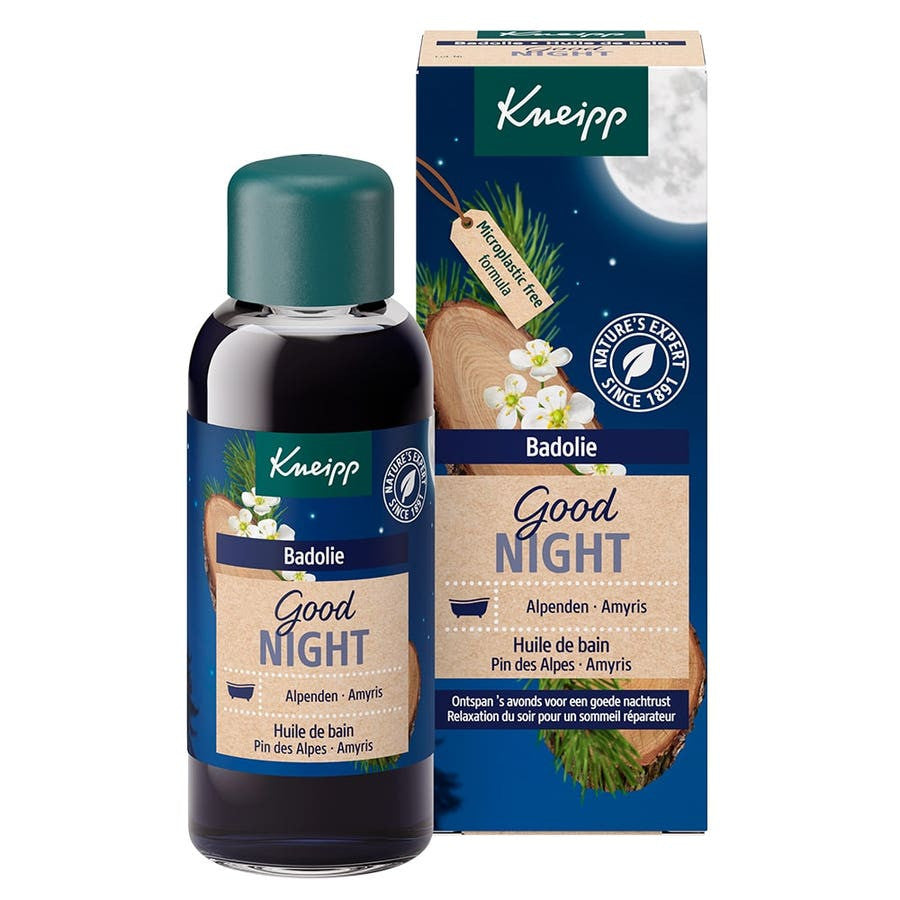 Huile de bain Kneipp Bonne Nuit Pin et Amyris 100 ml (3,38 fl oz) 