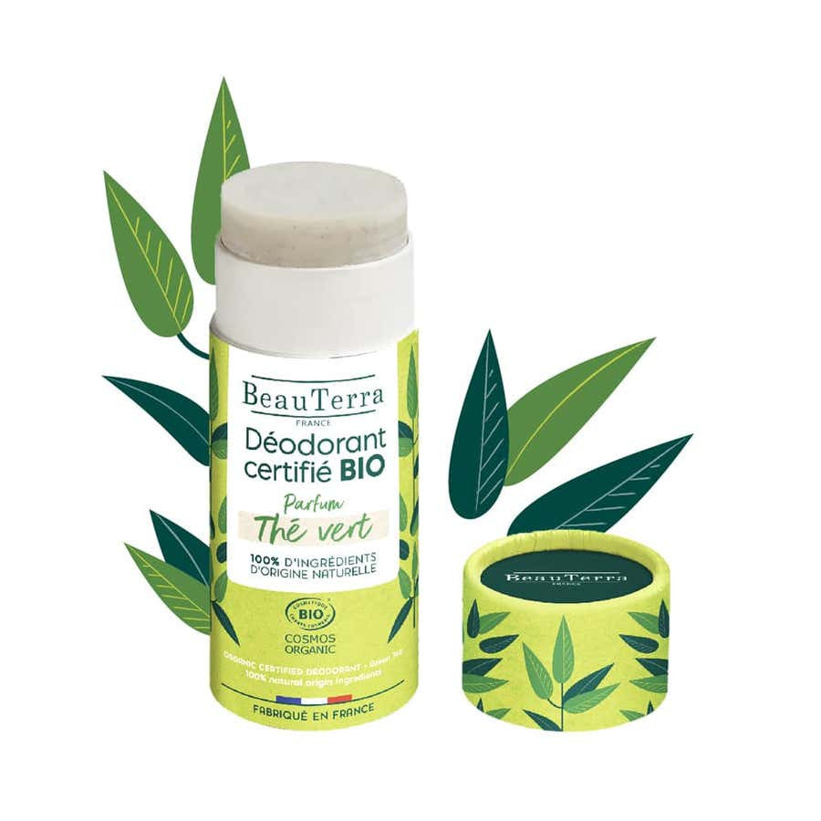 Déodorants en stick Beauterra au thé vert Bioes 50 g (1,76 oz) 