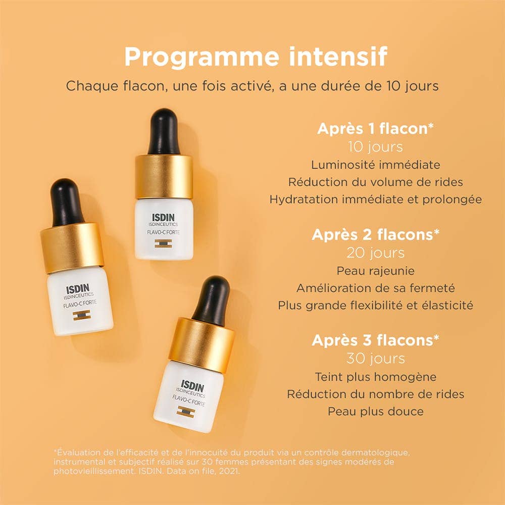 Isdin Flavo-C Forte Serum 5.3ml x3 (0.16fl oz x3)