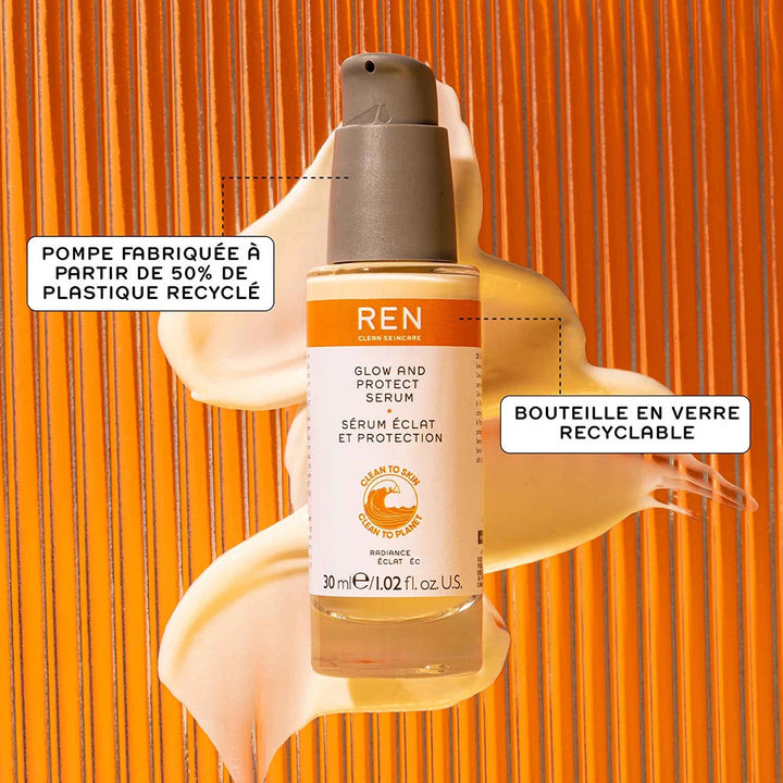 REN Clean Skincare Radiance Radiance & Protection Serum 30ml (1.01fl oz)