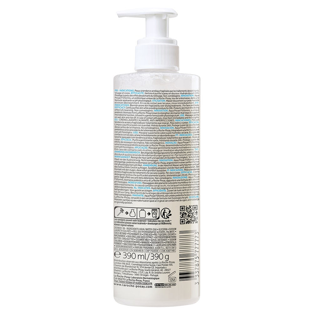 La Roche-Posay Effaclar Soothing Anti-Imperfection Cleansing Cream 390ml (13.18 fl oz)