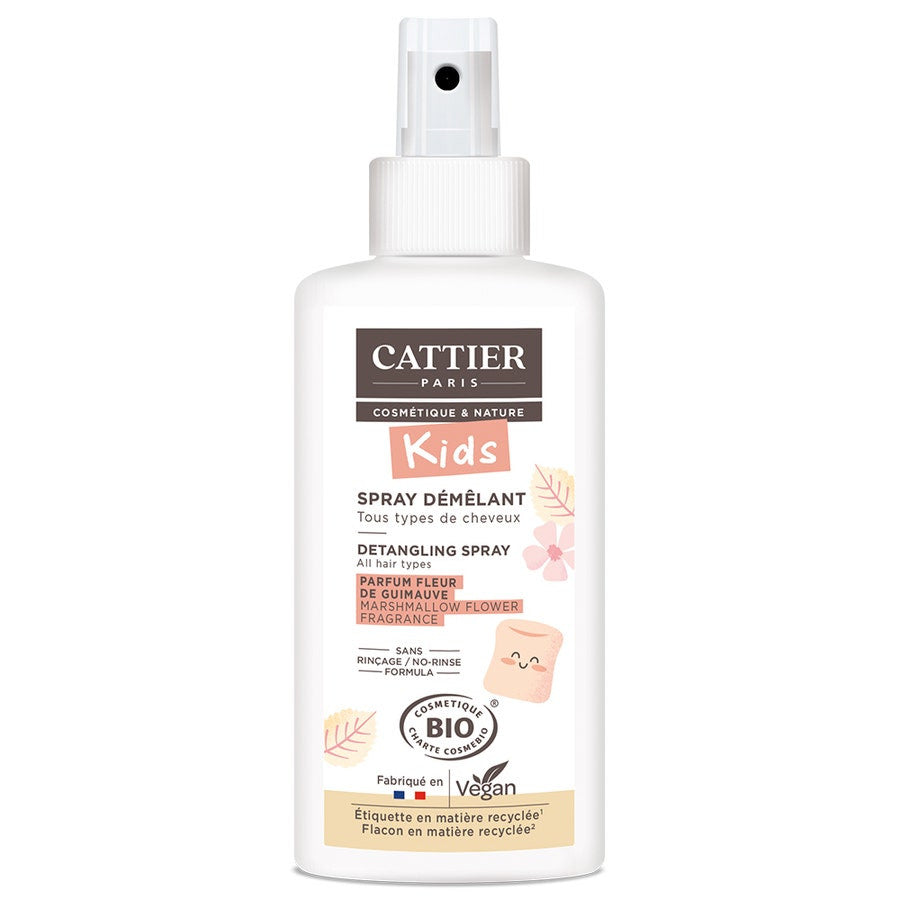 Cattier Detangling Spray Marshmallow flower 200ml (6.76fl oz)