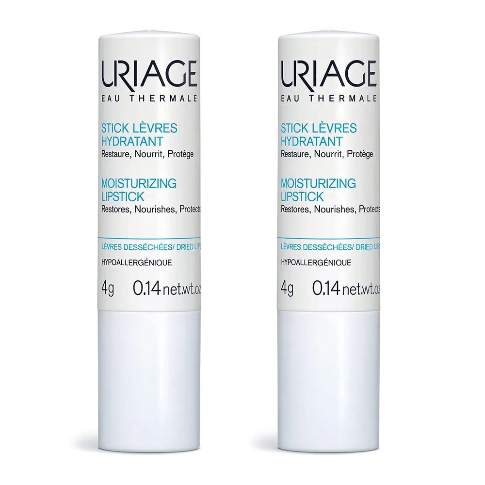 Uriage Moisturizing Lipstick for Restoring, Nourishing, and Protecting Desiccated Lips - 4g