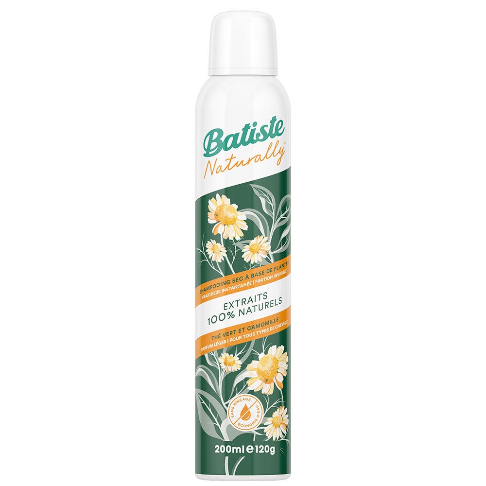Batiste Naturally dry shampoo 200ml (6.76fl oz)