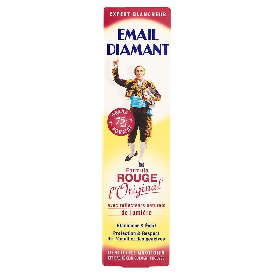 Email Diamant Dentifrice Original Formule Rouge 75 ml (2,53 fl oz) 