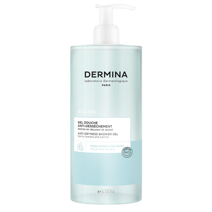 Dermina Atolina Gel Douche Apaisant 1L (33,81fl oz) 