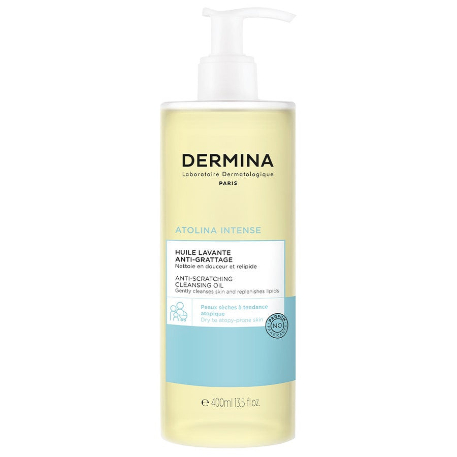 Dermina Atolina Lipid Replenishing Cleansing Oil Dry Atopic Skin 400ml (13.52fl oz)