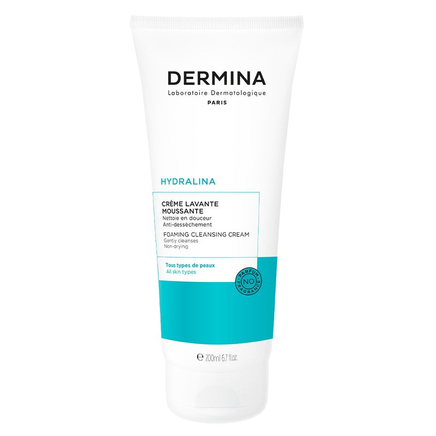 Dermina Hydralina Liquid Foaming Cleanser All Skin Types 200ml (6.76fl oz)