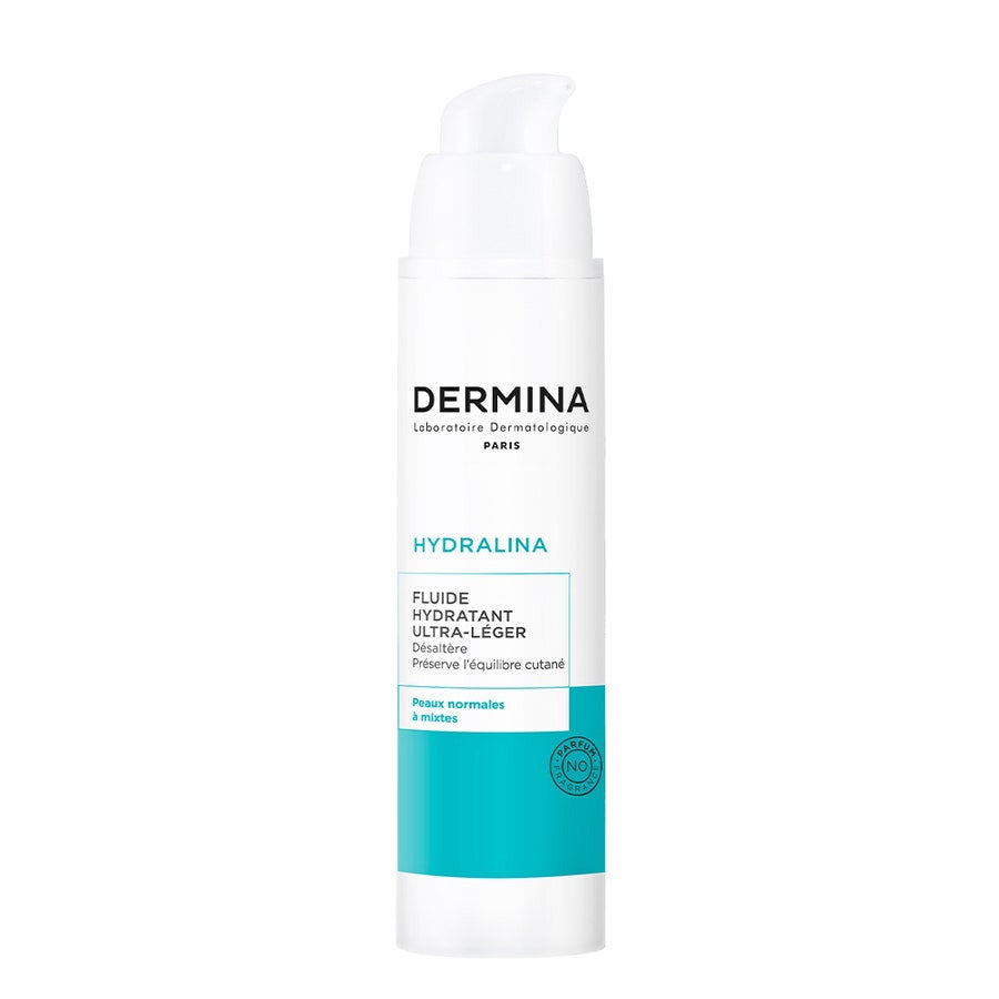 Dermina Hydralina Ultra Light Hydrating Fluid Combination Skin 40ml (1.35fl oz)