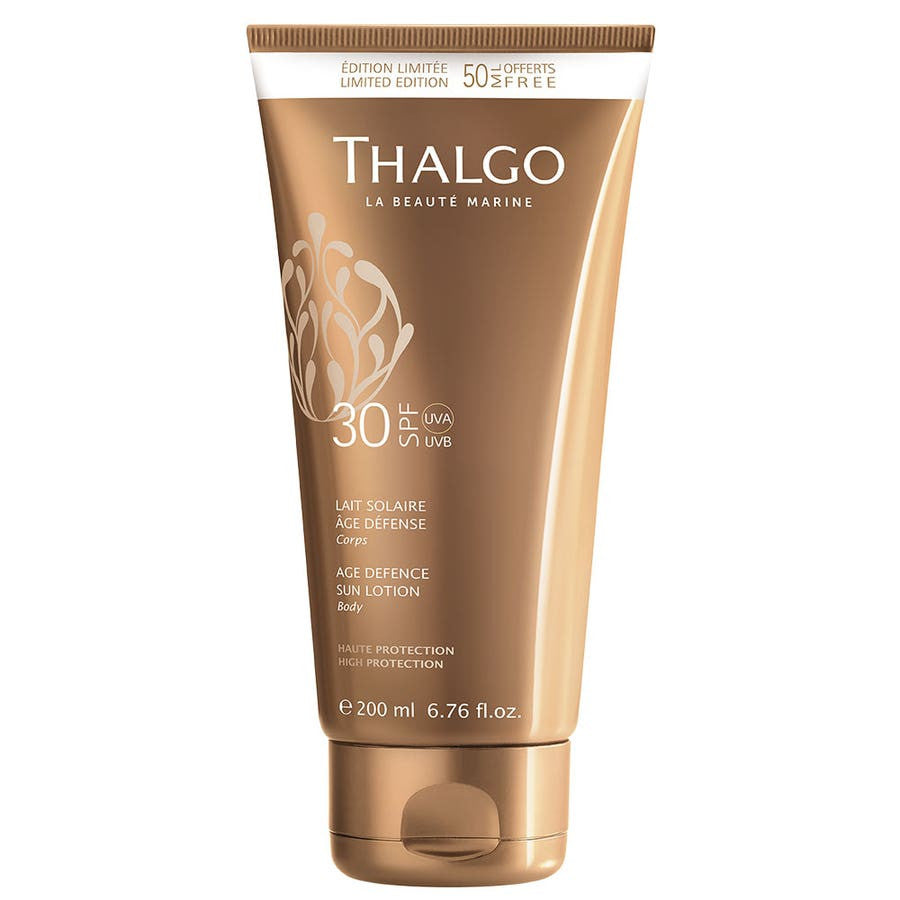 Thalgo Suncare Lait Corps Crème Solaire Anti-Âge SPF30 200 ml 