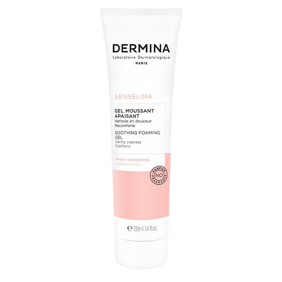 Dermina Senselina Soothing Foaming Gel Sensitive Skin 100ml (3.38fl oz)