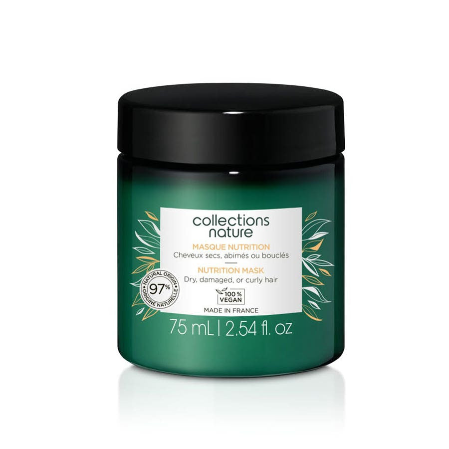 Collections Nature Nutrition Masques 75 ml (2,53 fl oz) pour cheveux secs, abîmés, bouclés et crépus 