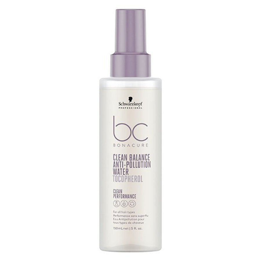 Schwarzkopf Professional BC Bonacure Clean Balance Eau Anti-Pollution Tous types de cheveux 150 ml (5,07 fl oz) 