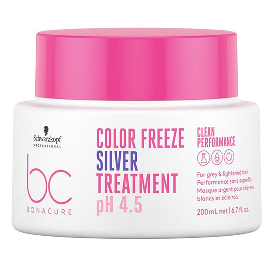 Schwarzkopf Professional PH 4.5 Color Freeze Masks BC Bonacure Cheveux blancs et éclaircis 200 ml (6,76 fl oz) 