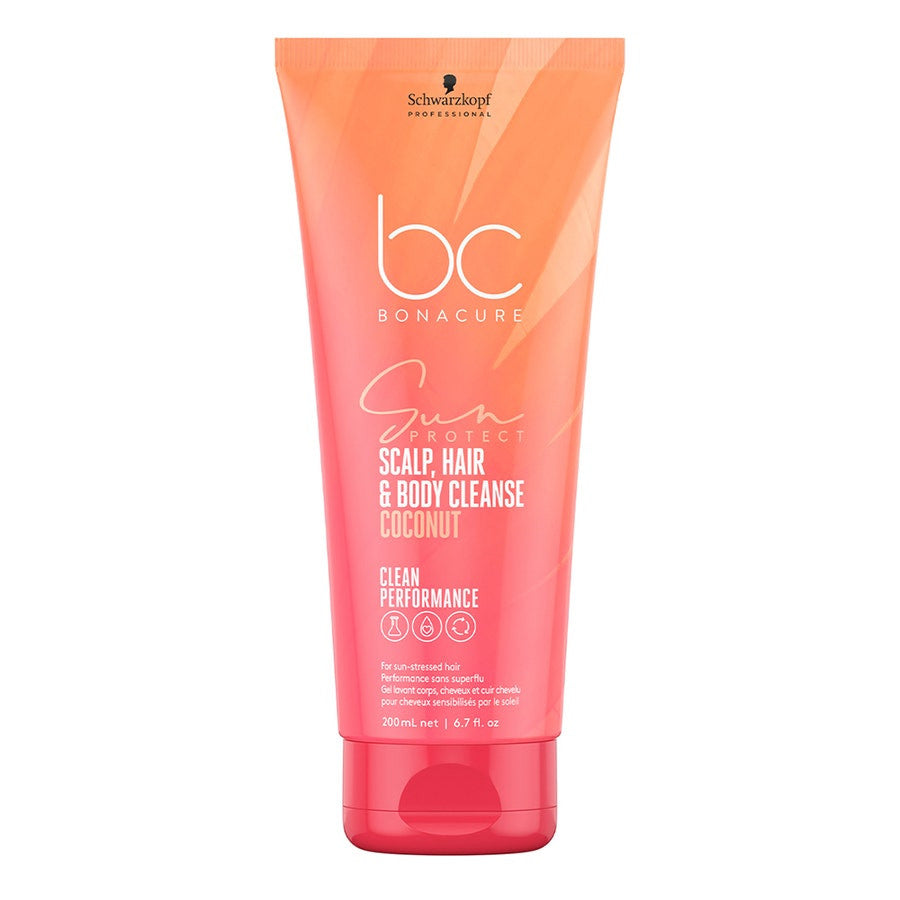 Gel lavant corps et cheveux Sun Protect Schwarzkopf Professional BC Bonacure 200 ml 