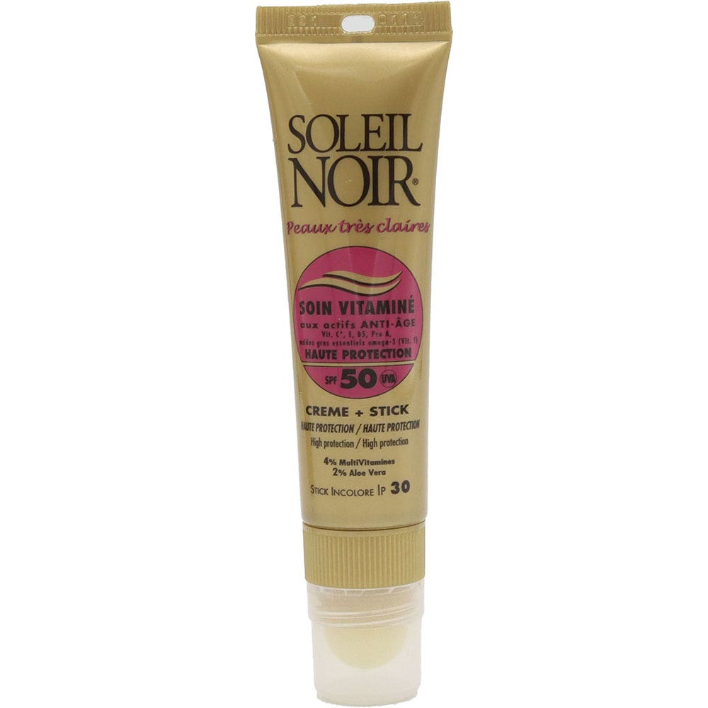 Soleil Noir combi Vitamined Care SPF 50 et Stick SFP 30 20ML (0,67FL OZ)