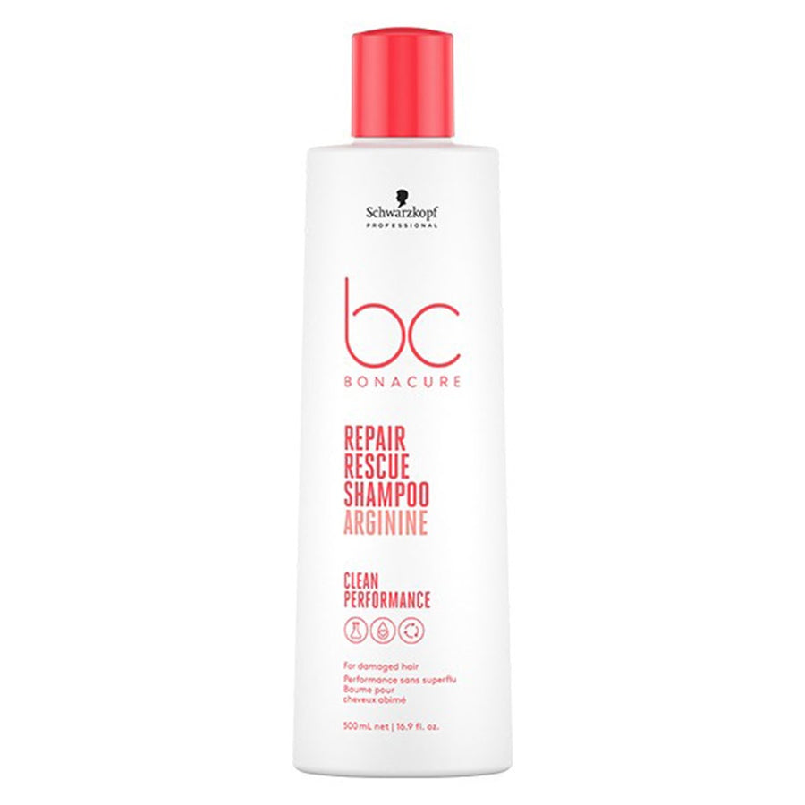 Schwarzkopf Professional Peptide Repair Rescue Shampoos BC Bonacure Damaged hair 500ml (16.91fl oz)