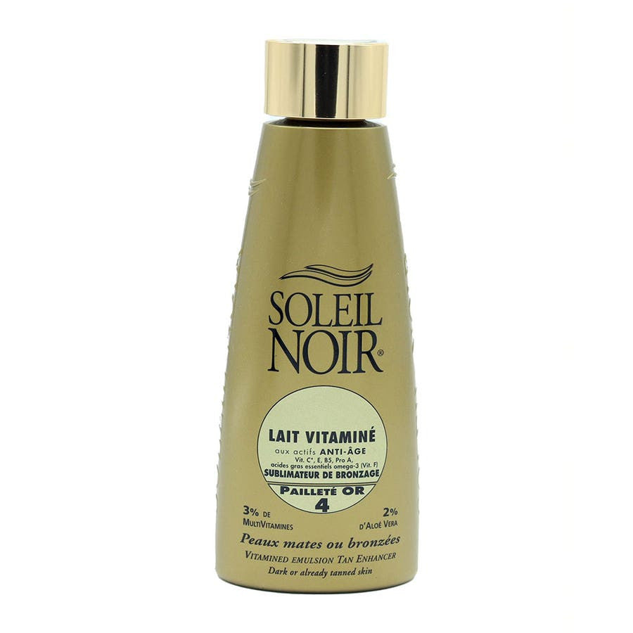 Soleil Noir Vitamined Milk Tan Enhancer Sfp 4 Paillet or  150ml (5,07fl oz)