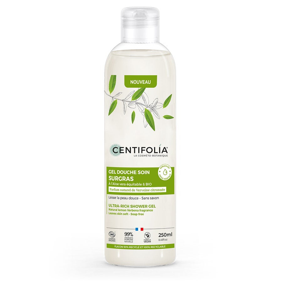 Centifolia Superfatted Shower Gel with Lemon Verbena Perfume 250ml (8.45fl oz)