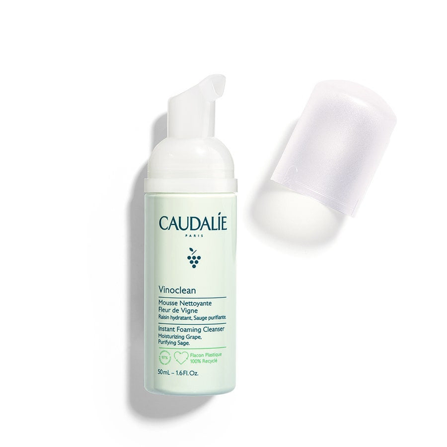 Caudalie Vinoclean Mousse Nettoyante Instantanée Visage 50 ml (1,69 fl oz) 