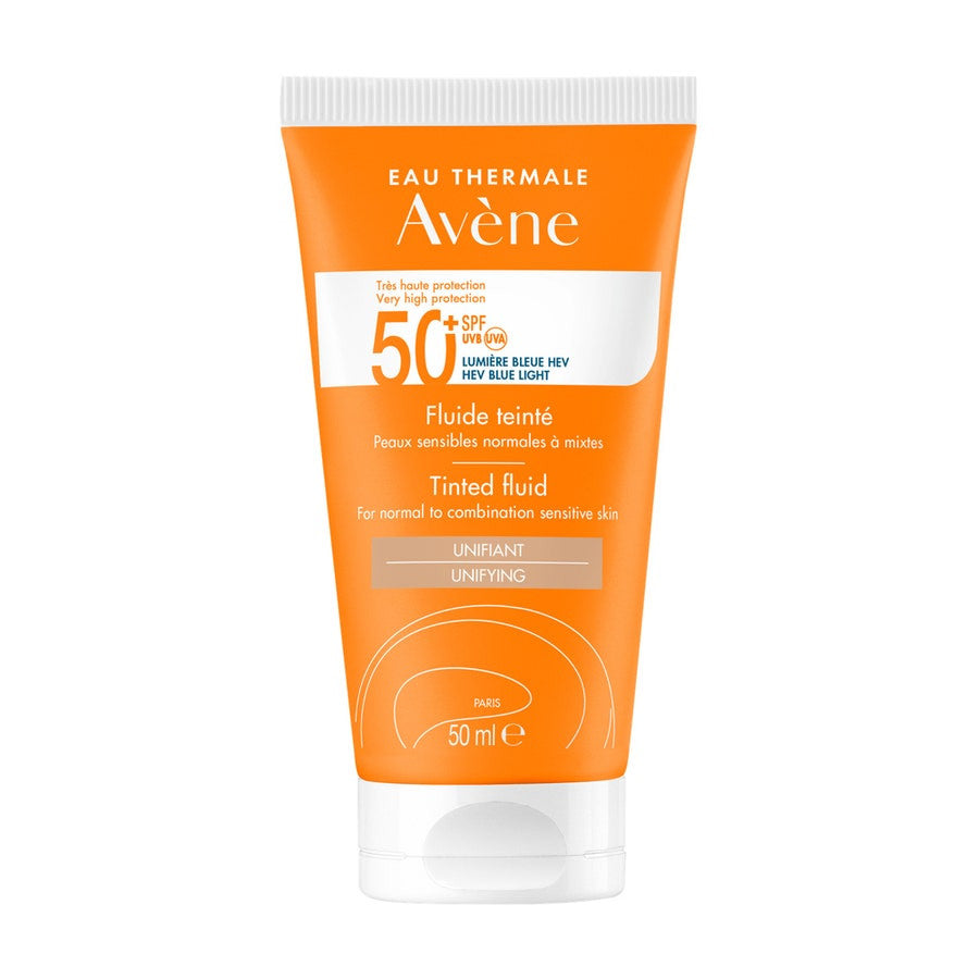 Avène Fluide Teinté Très Haute Protection SPF50+ - 50 ml (1,69 fl oz) pour unifier le teint