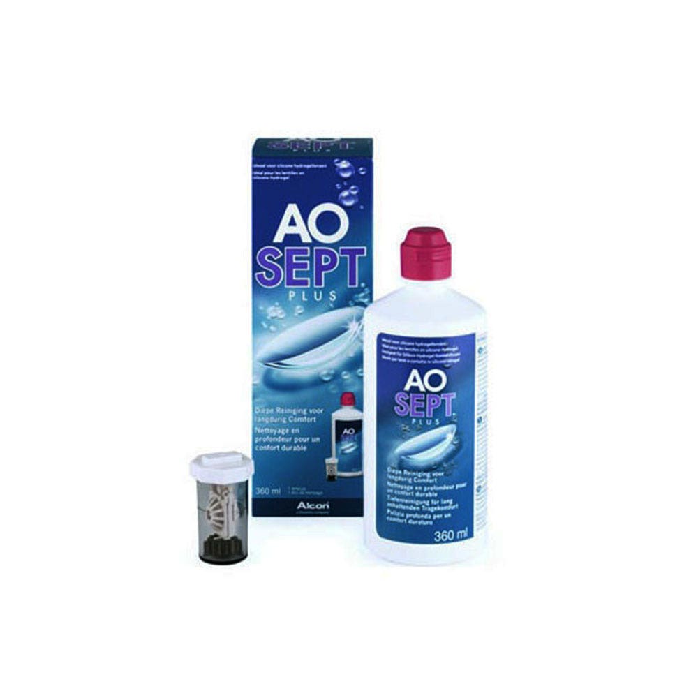 Alcon Aosept Plus All Types Of Contact Lenses 360ml (12.17fl oz)
