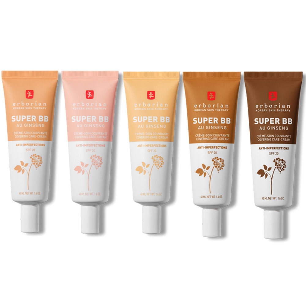 Erborian Super BB - Crème hydratante teintée Anti-imperfections 40ml (1.35fl oz) - FrenchBeautyHub