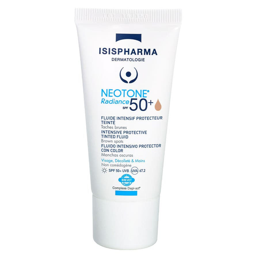 Isispharma Neotone Radiance SPF50+ Fluide Teinté Protecteur Intensif 30 ml 