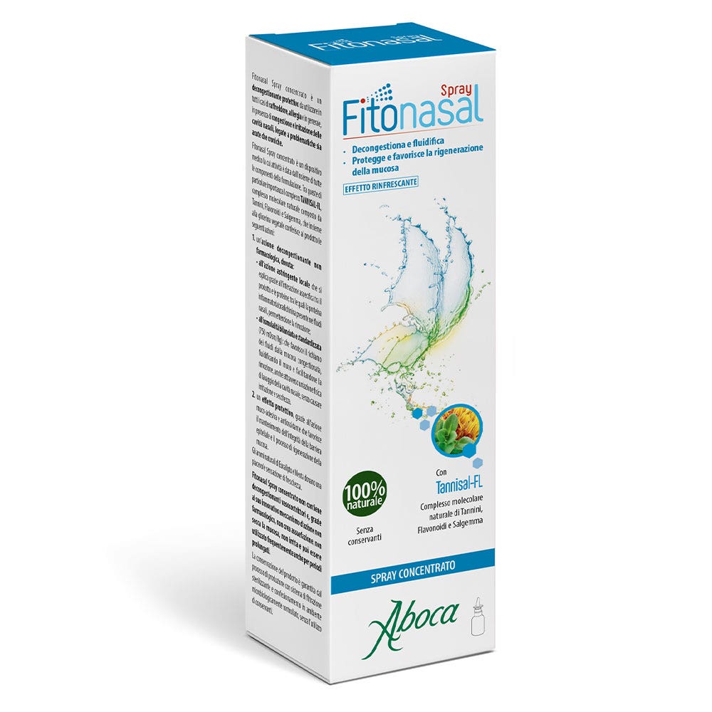 Aboca ORL Fitonasal concentrated spray 30ml (1.01fl oz)