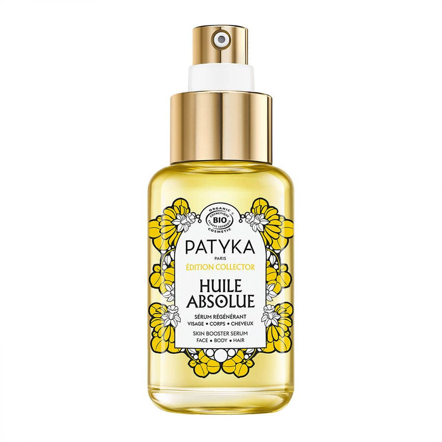 Patyka Huile Absolue Édition Collector 50 ml (1,69 fl oz) - Sérum Régénérant Visage, Corps et Cheveux 